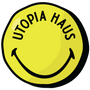 Utopia Haus Party Rentals Bounce House Smiley Logo