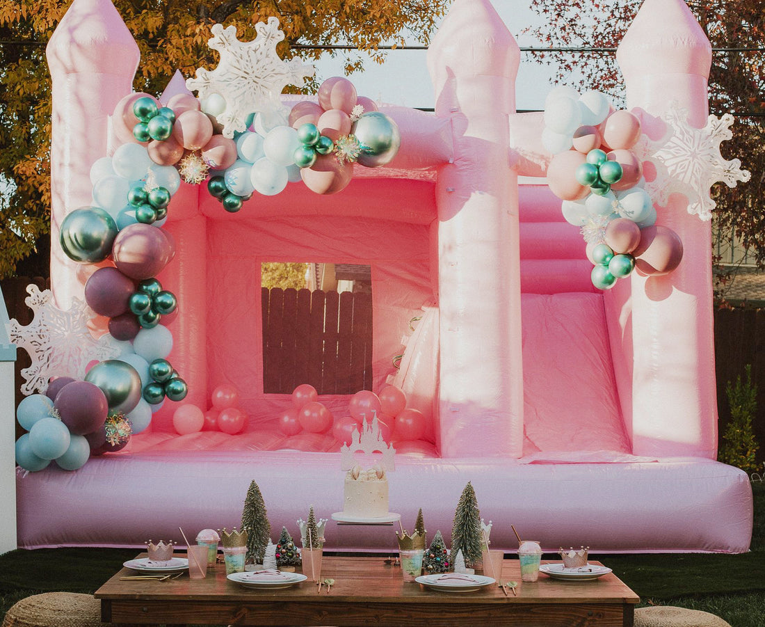 Utopia Haus Party Rentals Aurora Pink Bounce House