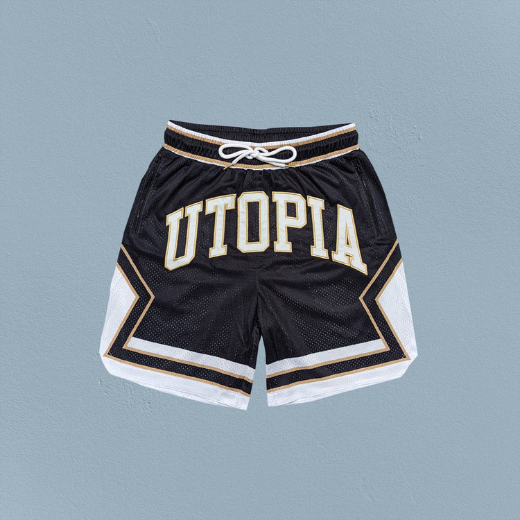 Adult Utopia Shorts, Black/Tan